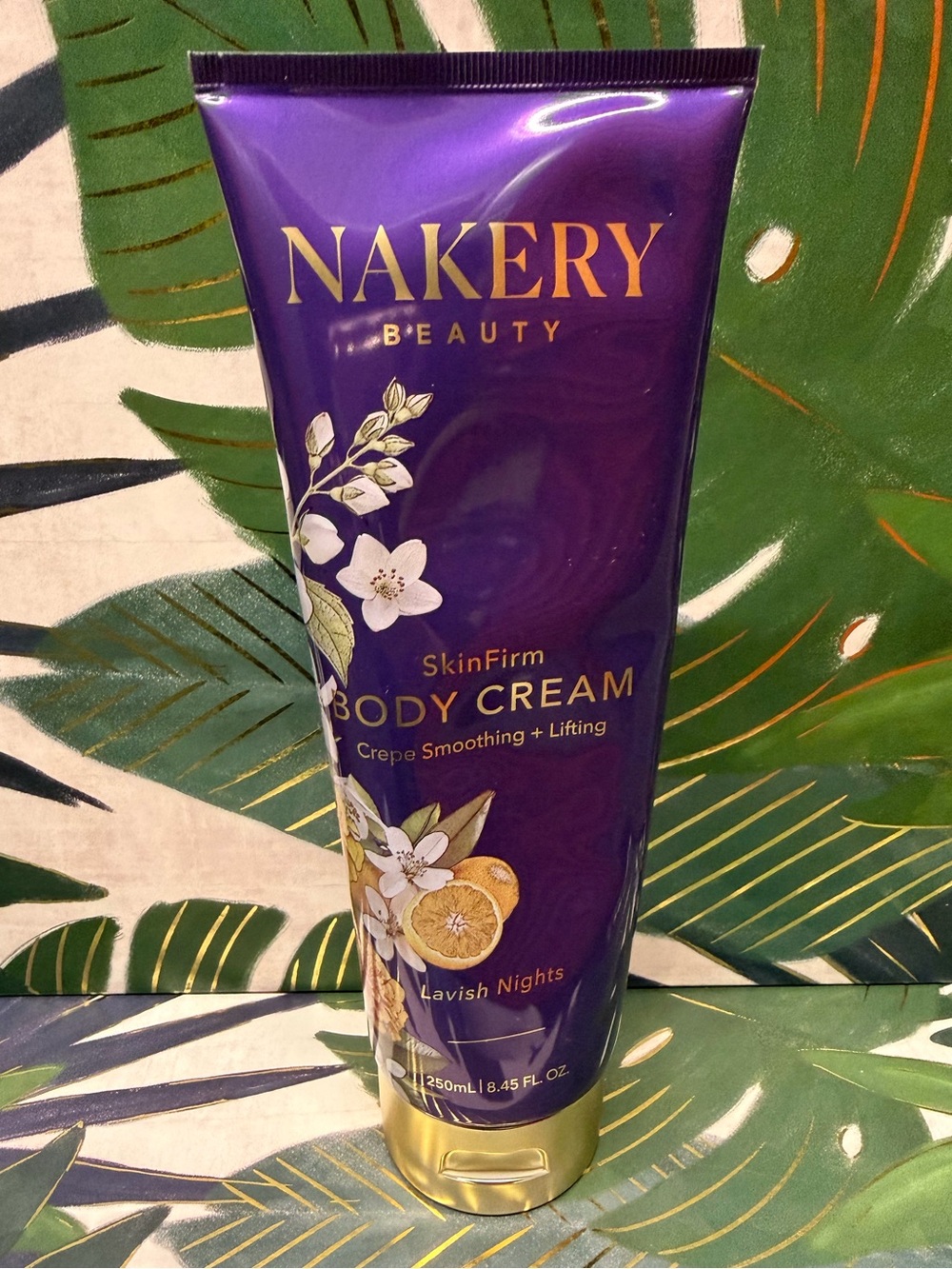 Nakery Beauty SkinFirm Body Cream Lavish Nights 8.45 oz NEW Fall Scent